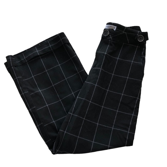 MANGO Check flare Trousers size 2 - Picture 4 of 16